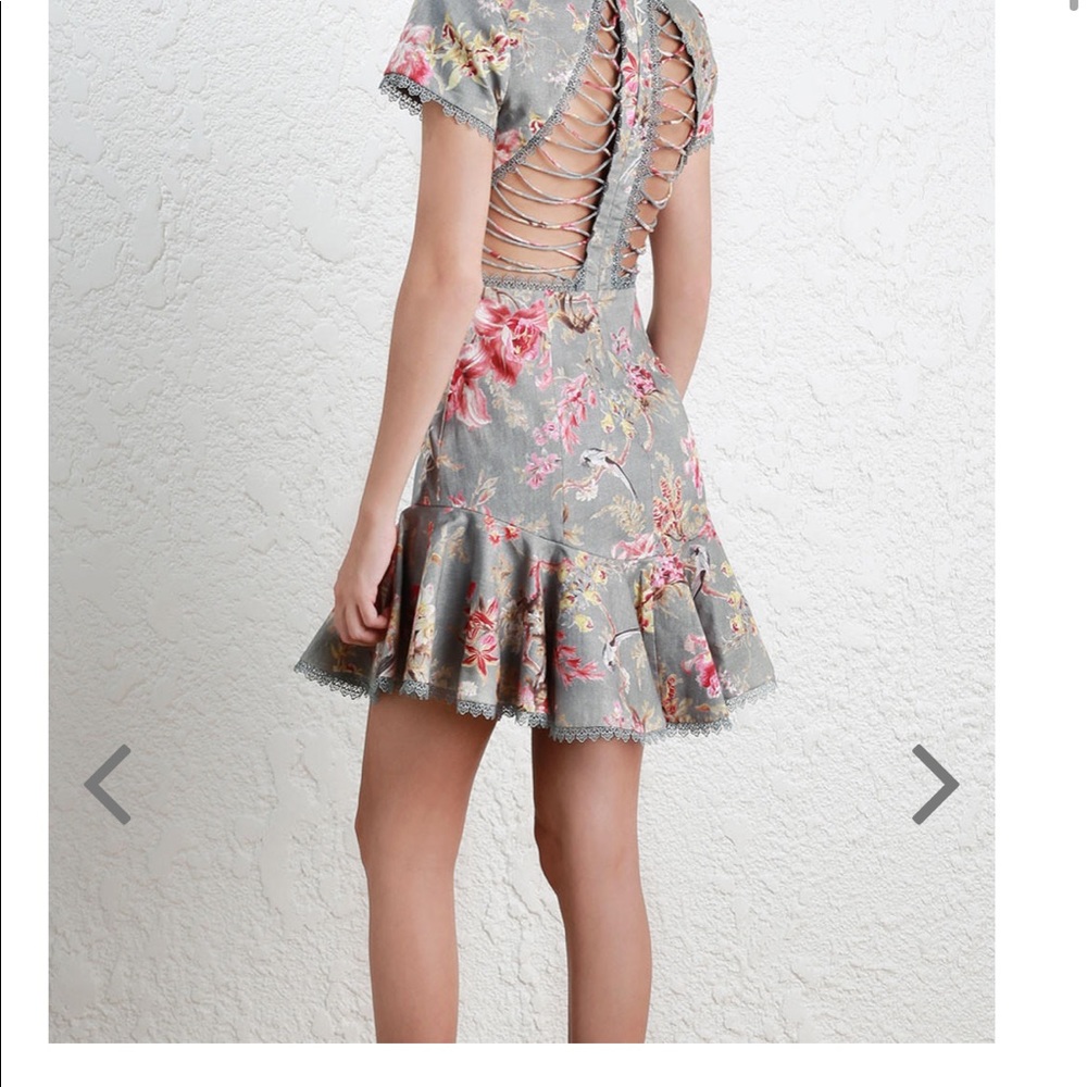 Zimmerman gorgeous open back dress worn once
